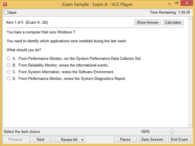 Avanset VCE Exam Simulators 考试模拟器