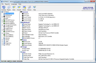 ASTRA32（高级系统信息工具） 3.21软件截图