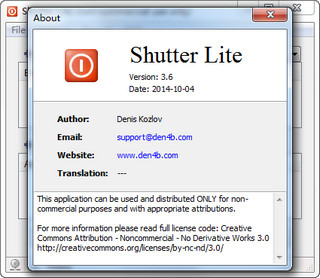 Shutter Lite 定时任务执行工具 3.6 绿色版软件截图