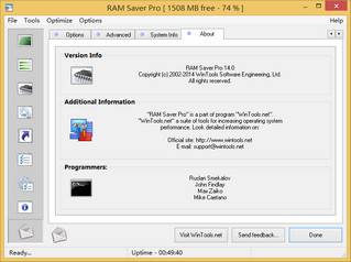 RAM Saver Professional 优化内存 14.0 专业版软件截图