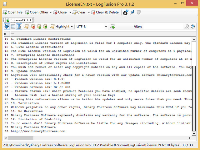 LogFusion Pro 实时日志监控 3.1.2 专业版
