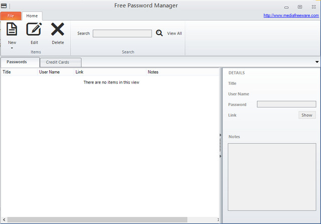 Free Password Manager 1.0.0