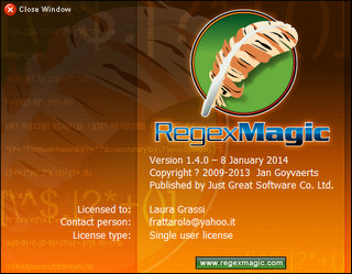 Regexmagic 正则表达式 1.4.0 免费版软件截图