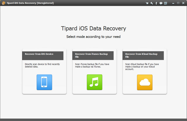 Tipard iOS Data Recovery 苹果数据恢复