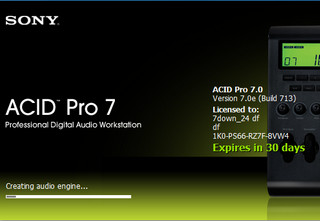 Acid pro 索尼音频处理 7.0 特别版软件截图