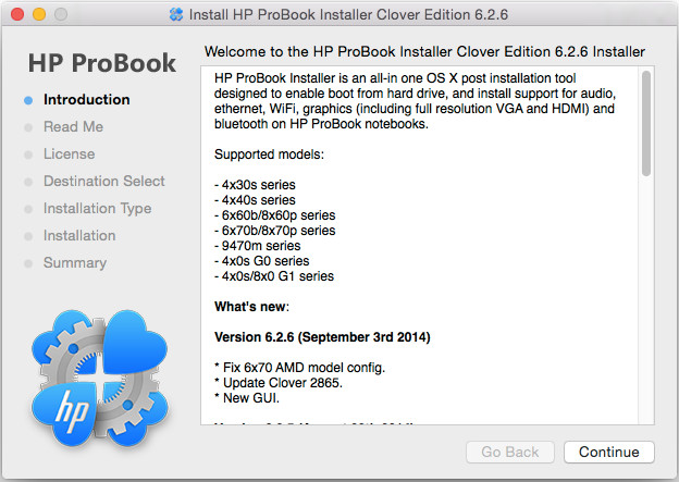 HP Probook Installer Clover Edition