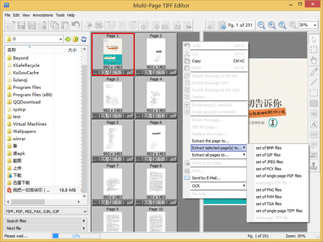 Multi-Page TIFF Editor 多页TIFF编辑器