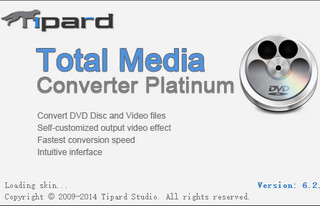 Tipard Total Media Converter Platinum 6.2.28 白金版软件截图