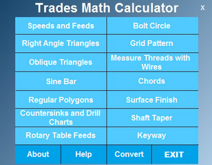Trades Math Calculator 2.0.1 特别版软件截图