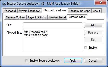 Inteset Secure Lockdown 安全锁定