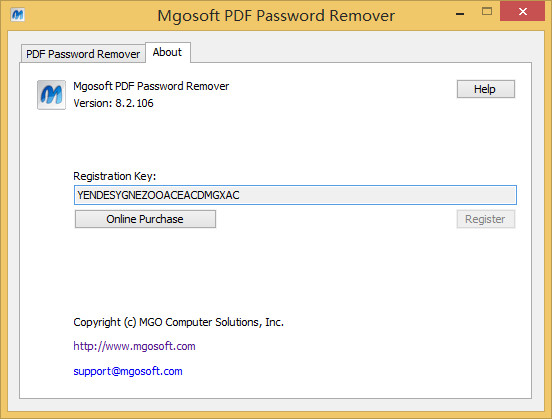 MgoSoft PDF Password Remover