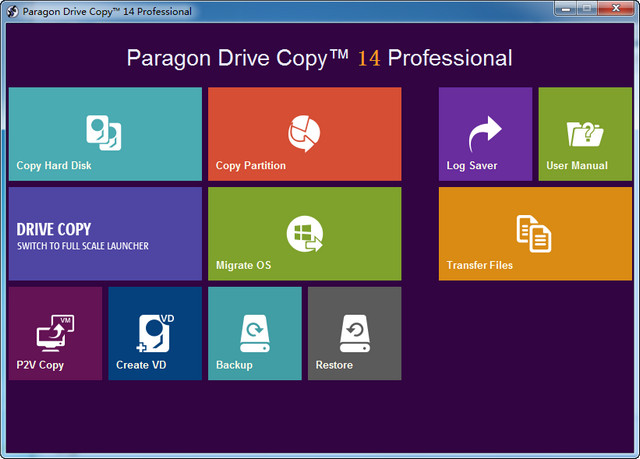 Paragon Drive Copy Pro 15 专业版