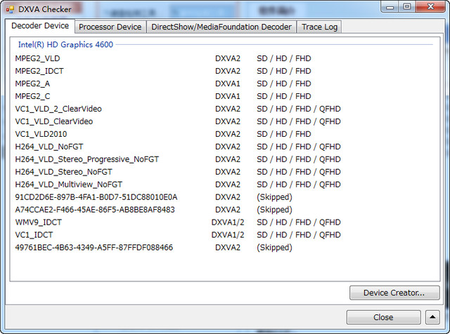 DXVA Checker 3.2.1 最新免费版