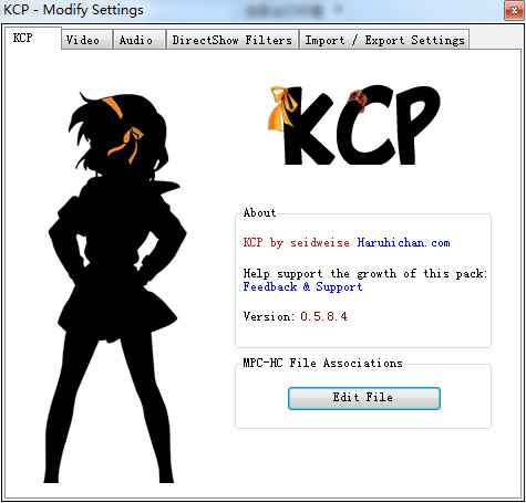 KCP-Modify settings