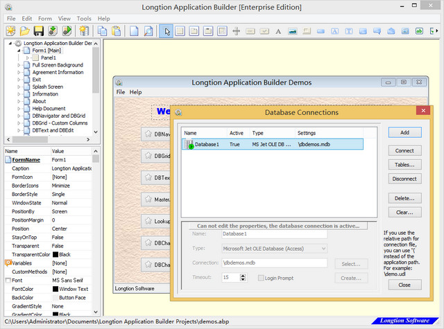 Longtion Application Builder