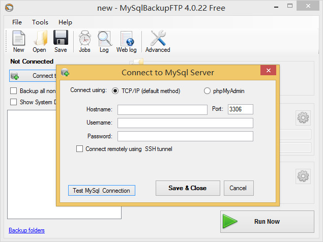 MySQLBackupFTP