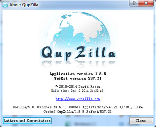 qupzilla for mac 1.8.2软件截图