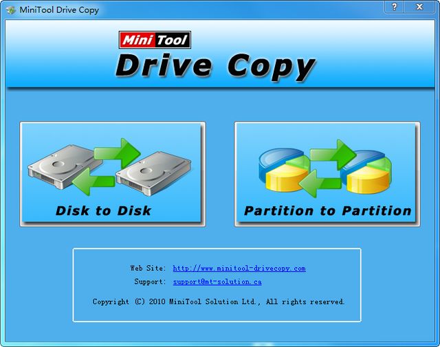MiniTool Drive Copy 硬盘数据备份