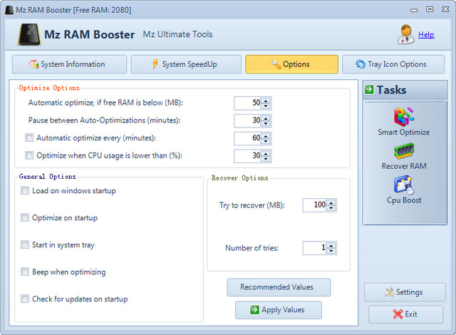 MZ RAM Booster内存优化工具