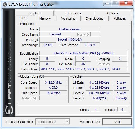 EVGA E-LEET Tuning Utility (EVGA CPU超频工具）