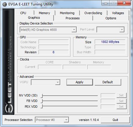 EVGA E-LEET Tuning Utility (EVGA CPU超频工具）