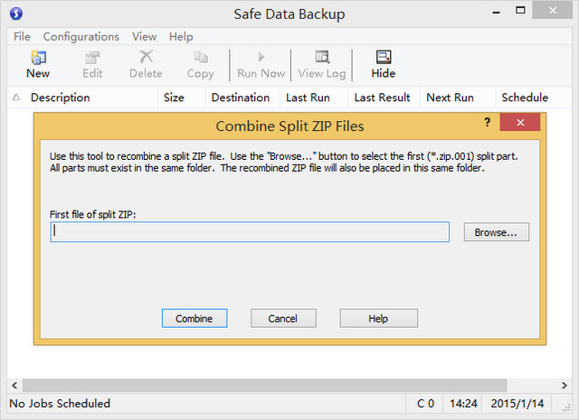 Safe Data Backup