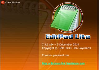 EditPad Lite 文本编辑软件 7.5.0软件截图