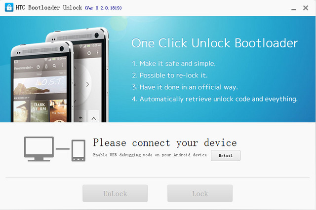 Kingo HTC Bootloader Unlock 0.2.0.1819