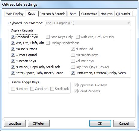 QiPress Lite Settings 鼠标操作记录软件