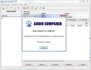 Audio Comparer 音乐文件管理 1.7软件截图