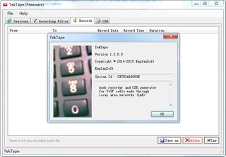 通话录音软件 TekTape 1.2软件截图