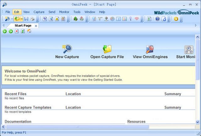 WildPackets Omnipeek 抓包工具 7.91软件截图