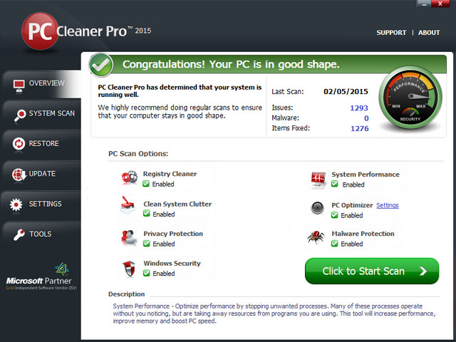 PC Cleaner Pro 2015 15.0.15 专业版