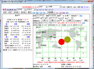寿星天文历 5.05 正式版软件截图