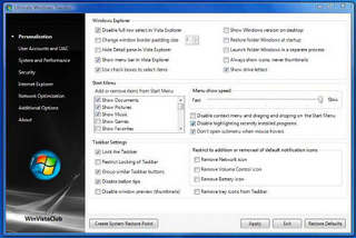 Ultimate Windows Tweaker中文版 4.0 最新汉化版软件截图