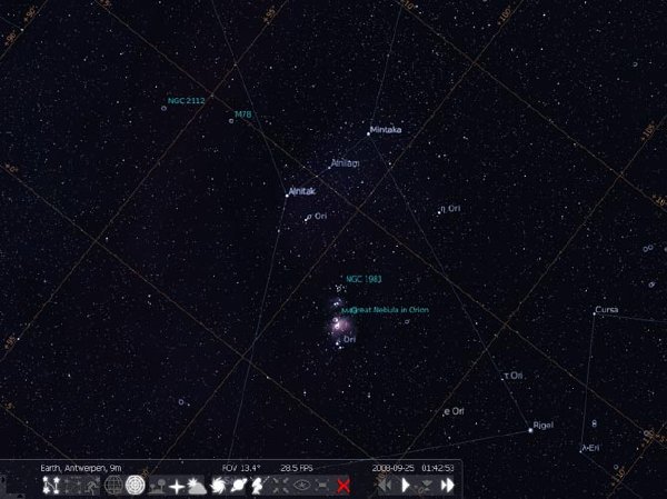 模拟星空软件Stellarium for Veket