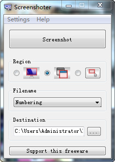 图像捕捉软件Screenshoter 1.92