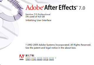 After Effects 7.0 32/64位 汉化中文破解版软件截图