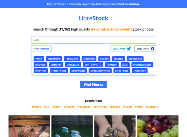 搜图神器LibreStock 1.0.0