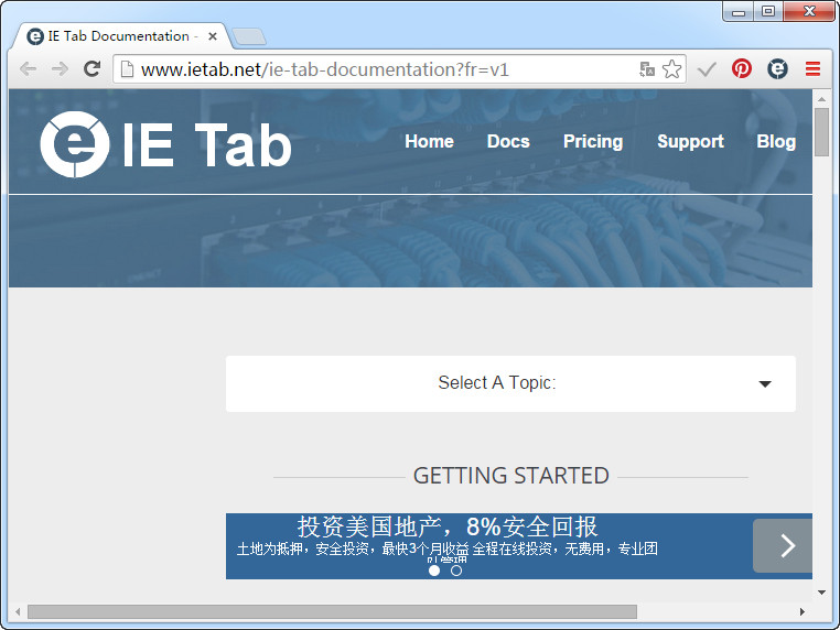 IE Tab