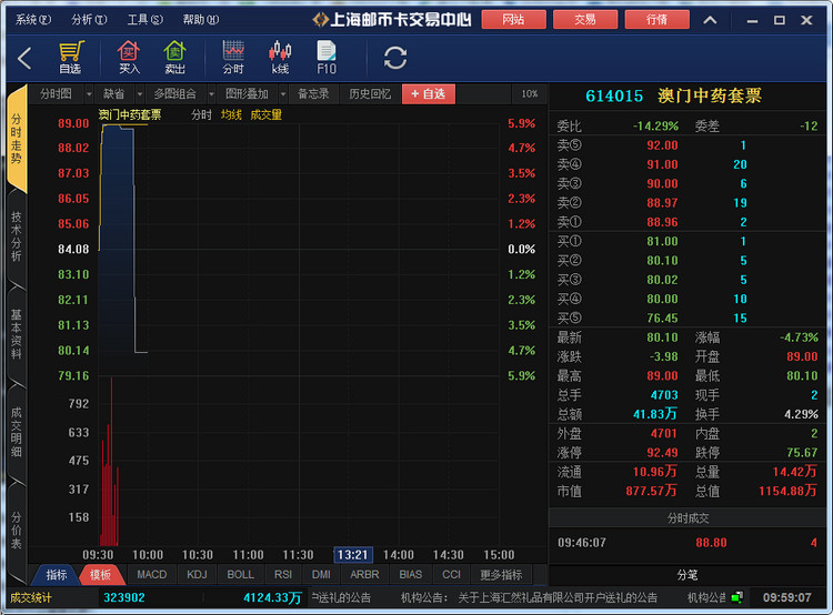 上海邮币卡交易中心交易客户端 5.1.173.4