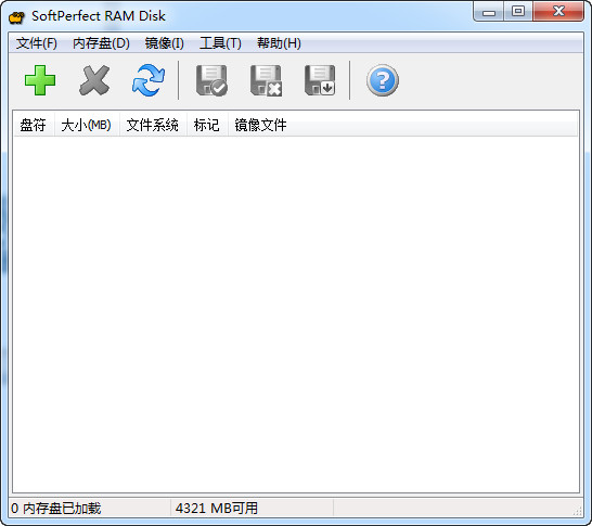 内存虚拟磁盘SoftPerfect RAM Disk 3.4.7