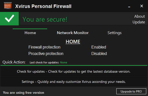 Xvirus Personal Firewall Pro