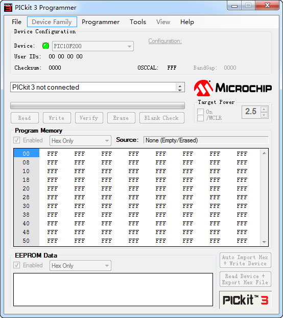 PICkit3独立烧写软件