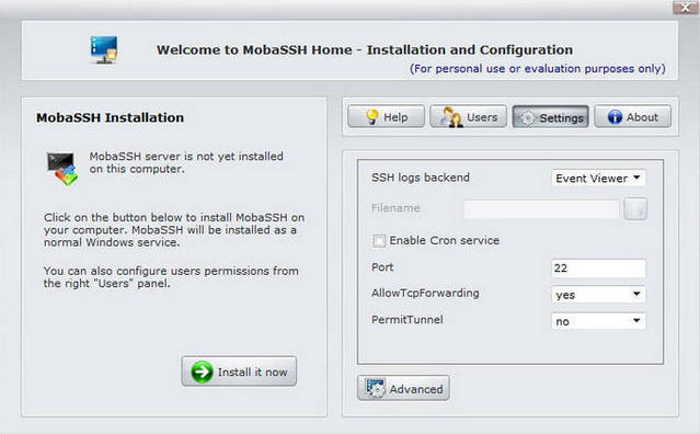 MobaSSH服务器 1.5