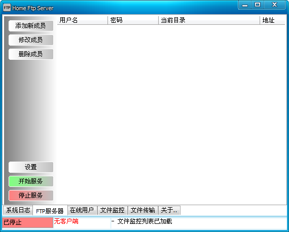 Home Ftp Server中文版 1.12.2.162 汉化绿色版