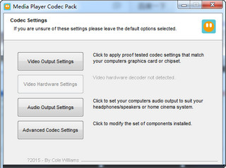 Media Player Codec Pack 4.4 64位软件截图