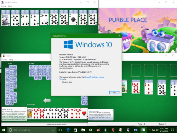 Windows 7 Games for Windows10