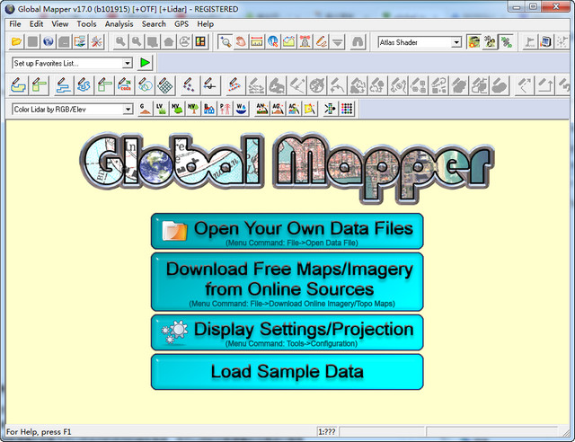 Global Mapper 17破解版 17.0.2