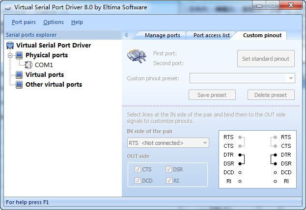 Virtual Serial Port Driver 8